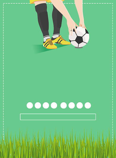 足球训练营印刷海报背景