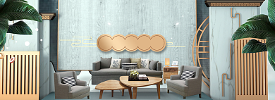 家装家具特惠大促海报banner背景