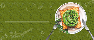 美食教程公众号首图背景