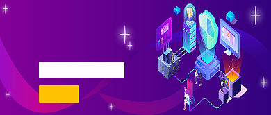 科技紫色创意公众号首图背景