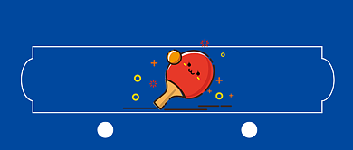 东京乒乓球团体世界杯双双卫冕卡通手绘微信公众号素材图片背景