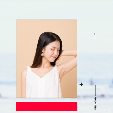 秋冬新风尚女装上新活动手机海报轮播模板淘宝直通车图片背景