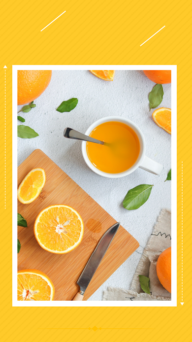 简约风早安美食饮品日签海报背景