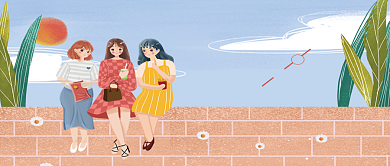 女生节小公主公众号首图背景