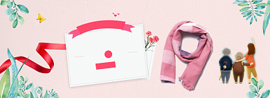 感恩节围巾促销淘宝海报背景