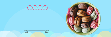 美味甜品限时促销淘宝banner背景