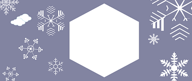 蓝色24节气小雪来了首图背景