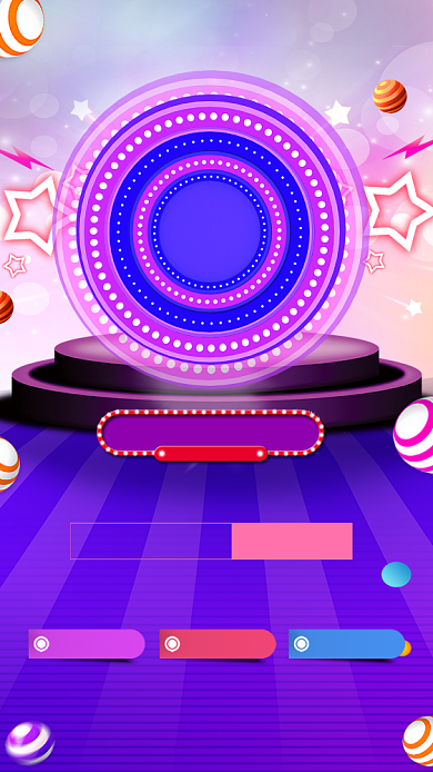 紫色大气闪亮星主播招募手机海报背景