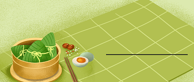 简约端午节农历五月初五宣传海报微信公众号素材图片背景