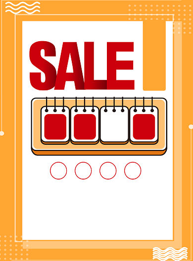 夏季促销宣传单背景