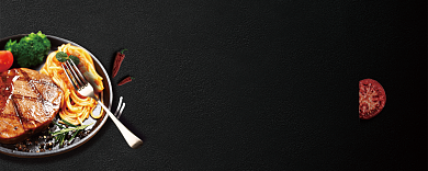 西餐牛排50元优惠券背景