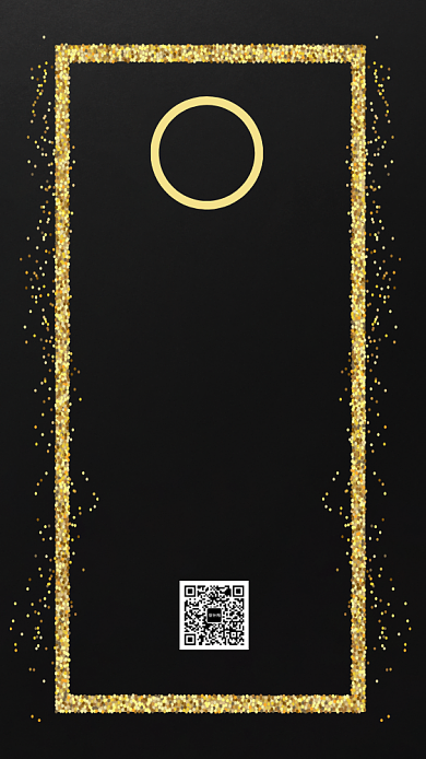 黑金色质感小年夜晚会手机海报背景