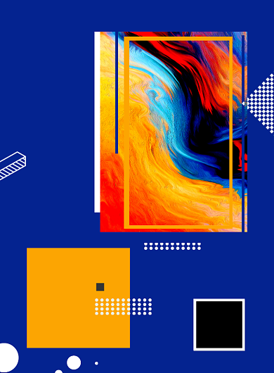 油画抽象艺术海报模板背景