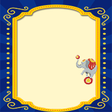 简约蓝色卡通儿童乐园公众号次图背景