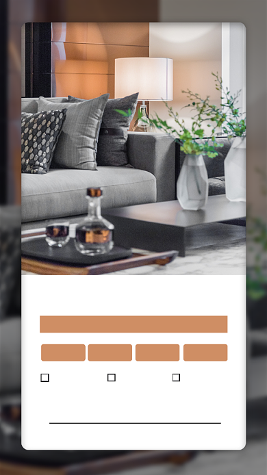 家装促销手机海报背景