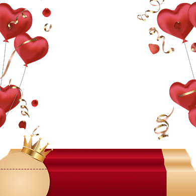 天猫女王节促销主图图标背景