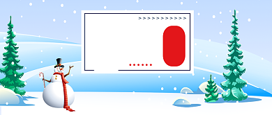 大雪节气公众号首图背景