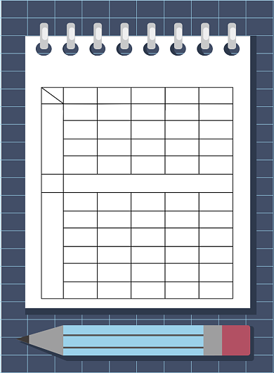 大气实用细致学生课程表广告印刷海报模板背景