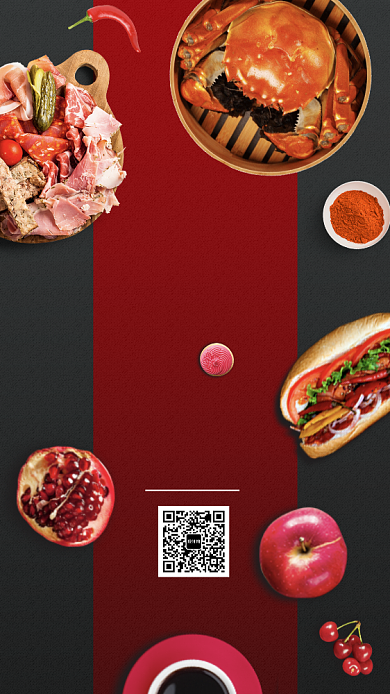 深夜食堂美味手机海报背景