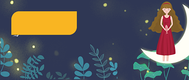 卡通手绘可爱夏季大暑广告微信公众号素材图片背景