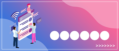 扁平程序员节公众号首图背景