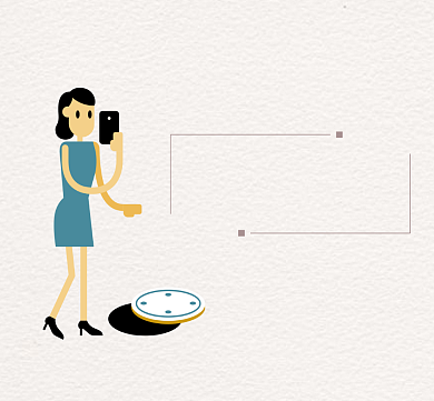 简约手绘朋友圈封面背景