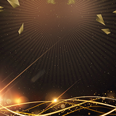 北京国际电影节金色大气简约公众号次图背景