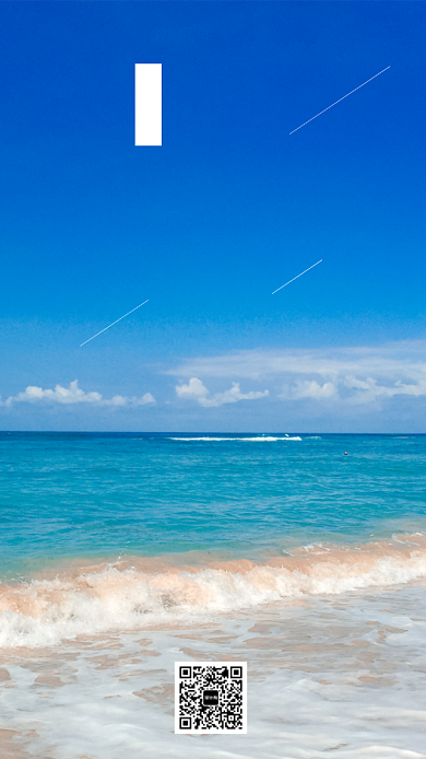 早安你好海边日签海报背景