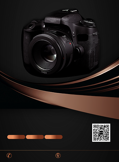 大气时尚摄影培训宣传广告印刷海报背景