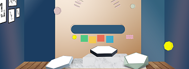 时尚灯饰海报banner背景