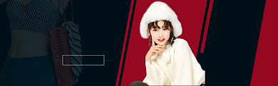 深色调新品女装大促banner背景