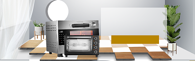 厨房小家电海报banner背景