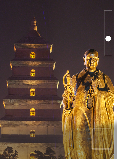 国内景点西安旅游特价促销印刷海报背景