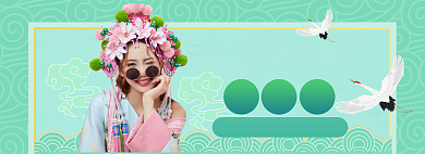 女装连衣裙海报banner背景