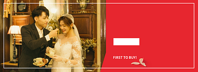 淘宝双11促销活动婚纱banner背景