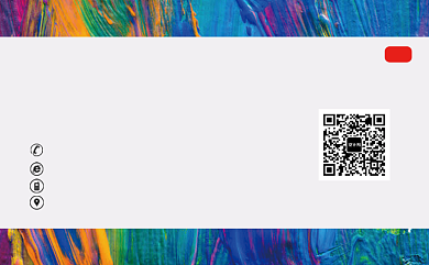 创意手绘商务个人名片背景