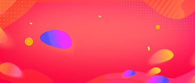 签到送积分红色红包扁平新媒体配图背景