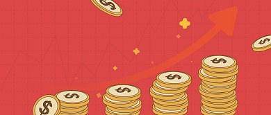 红色喜庆牛市股市春节新年公众号首图背景