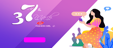 37女生节活动促销公众好首图背景