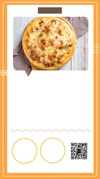 美味披萨薄饼优惠手机海报背景