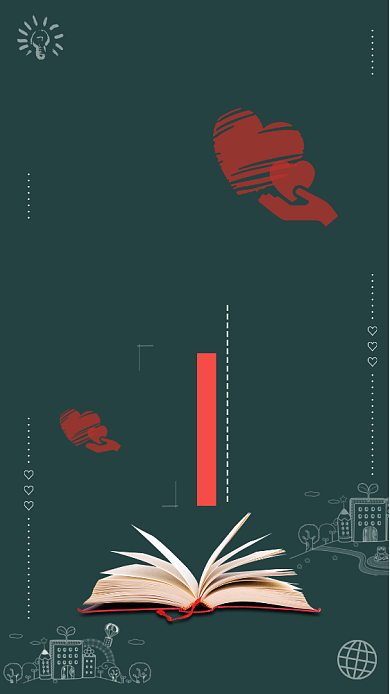 教师节贺卡黑板书本手机海报背景