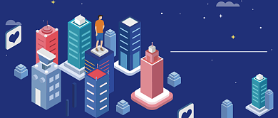 清新卡通时尚房地产广告微信公众号素材图片背景