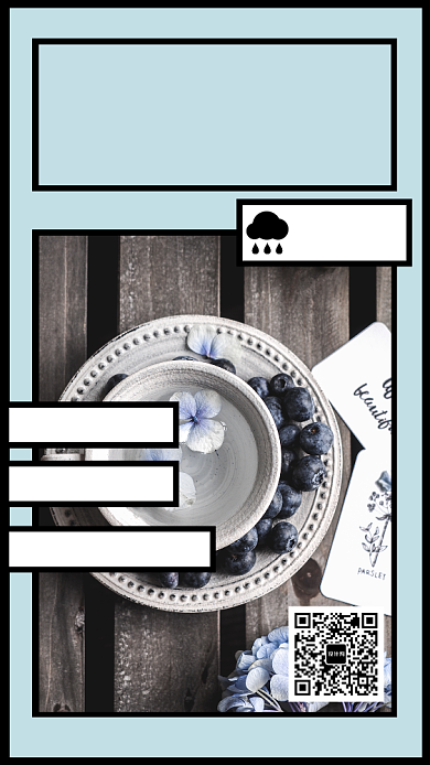 清新早安日签问候宣传海报背景