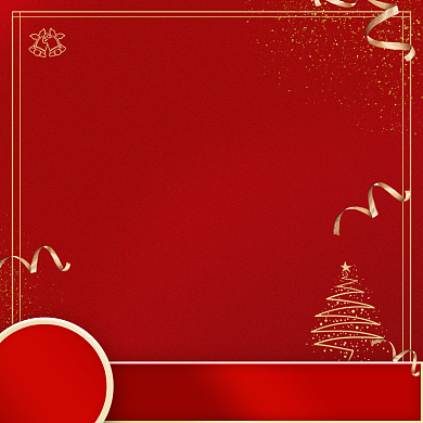 红色简约圣诞节商品促销直通车背景