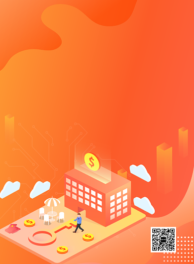 金融投资有道创意印刷海报背景