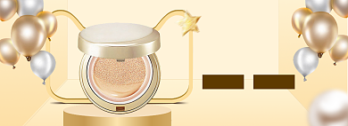 年货美妆海报banner背景