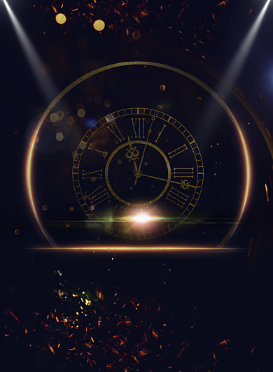 黑金大气房地产倒计时广告印刷海报模板背景