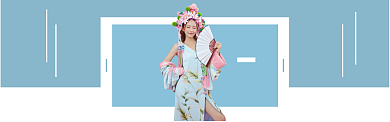 女装海报背景