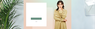 清新新品女装上新banner背景