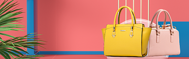 感恩母亲节亮色夏季新品包包促销宣传淘宝banner背景